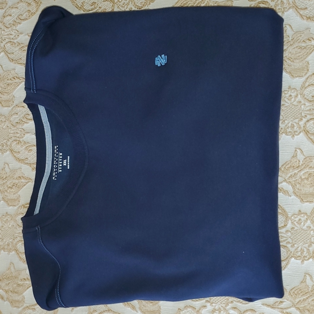 Mens Izod Navy Sweatshirt